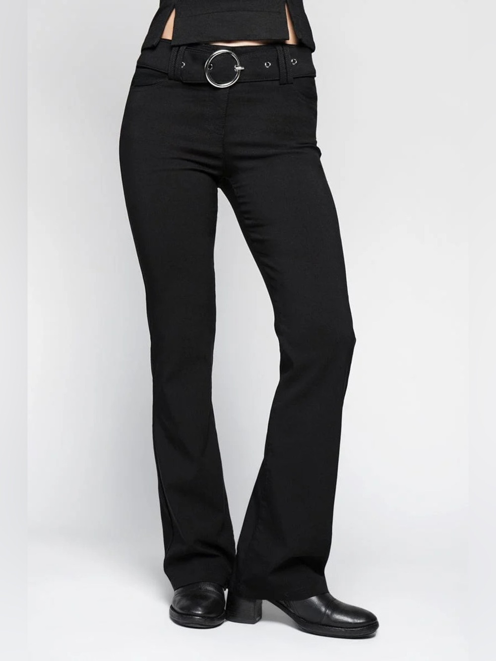 NWOT Noctex Leo Pants Black Y2K Style Pants Size S - Picture 4 of 4